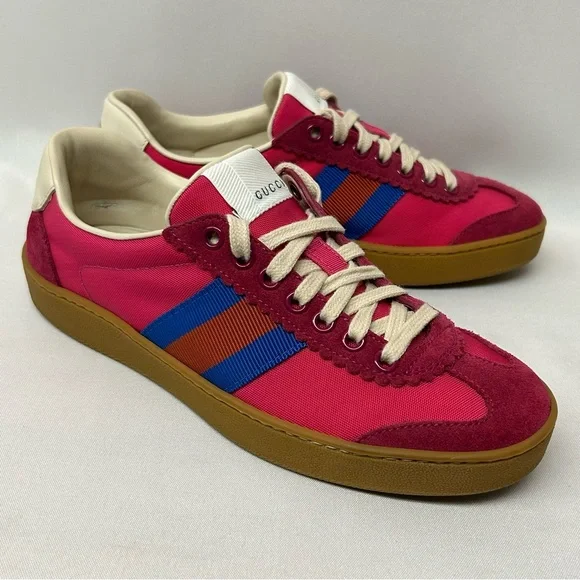 Gucci G74 Pink Low Top Women’s Sneakers Trainers 6 / 36 - Picture 4 of 13